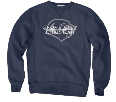Sanded Eagle Embroidered Crew