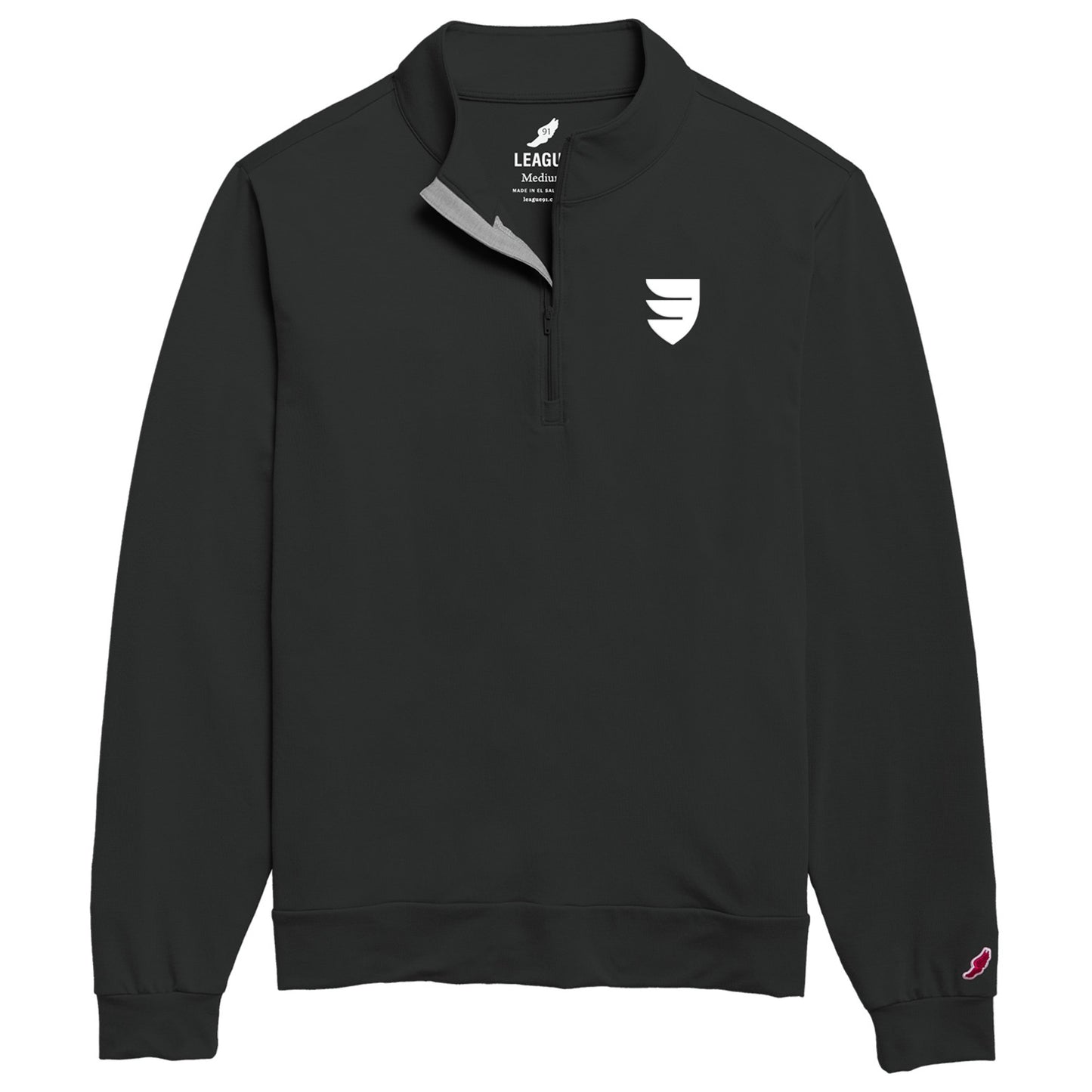 All Day 1/4 Zip Black
