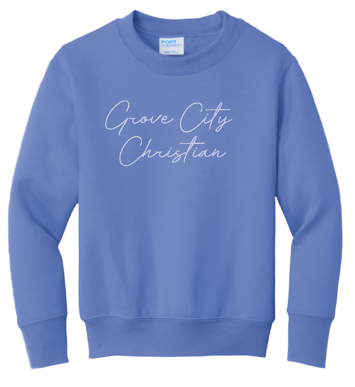 Youth Script Crewneck